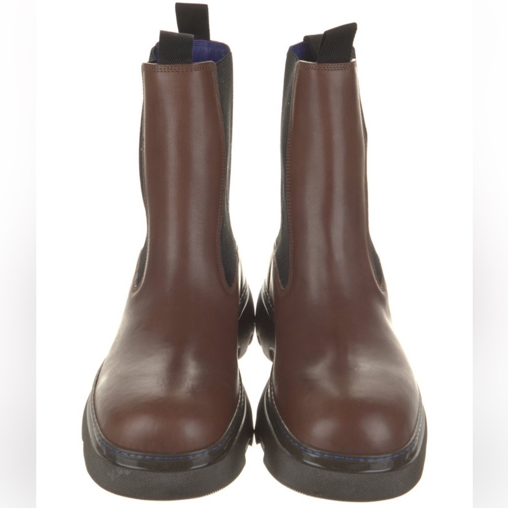 Burberry Leather Chelsea Boots - Picture 2 of 5